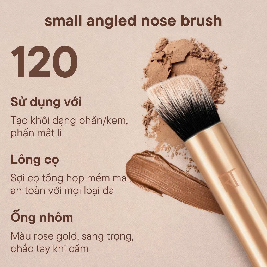 Cọ Tạo Khối Mũi Đầu Vát RT Real Techniques Small Angled Nose Brush R120